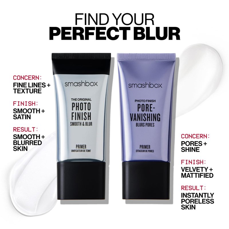 Smashbox Pore Vanishing Primer | Controls Shine, Blurs Pores + Locks in Makeup with a Matte Finish, 1 Fl Oz