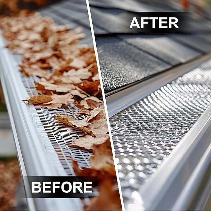 Roof Snow Removal Tool, Multi Angle Gutter Cleaning Tools with 5.57ft Extension Pole High Efficiency Leaves Removal Tool for Roof Gutter