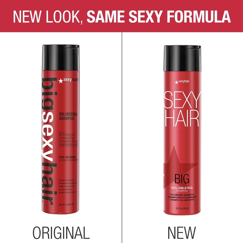 Big Volumizing Shampoo & Conditioner - Moisture & Hydration | SLS & SLES Sulfate Free | For All Hair Types