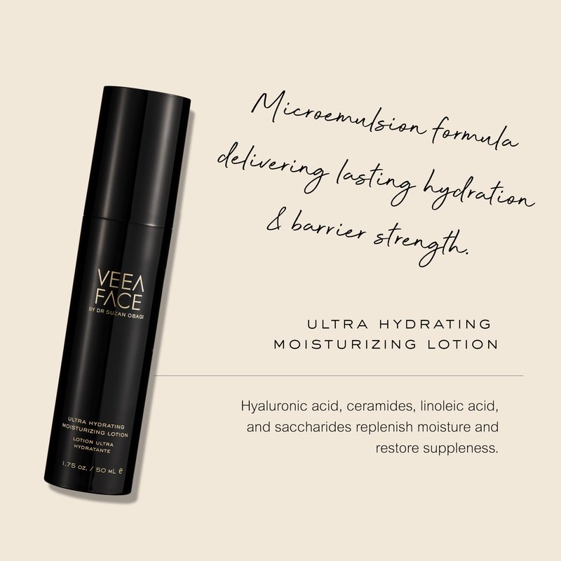 Veea Face by Dr. Suzan Obagi - Ultra Hydrating Moisturizing Lotion | Rich, Light-Weight, Moisturizing | Soothe + Restore Skin (1.75 fl oz | 50 ml)