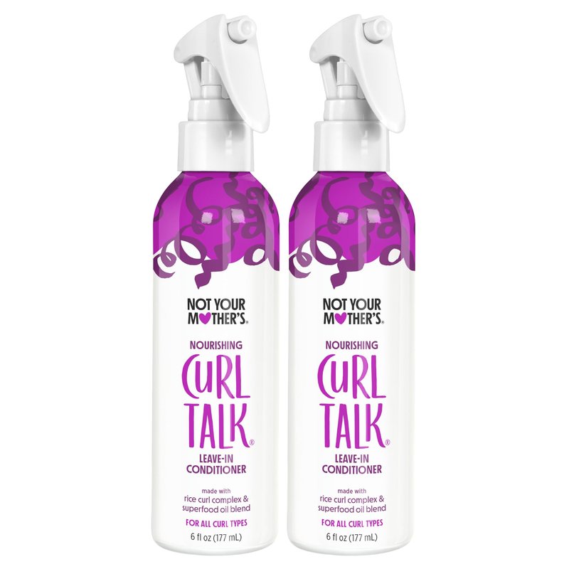 Not Your Mother's Curl Talk Leave-In Conditioner - (2-Pack) 6 fl oz - Formulated with Rice Curl Complex - For All Curly Hair Types