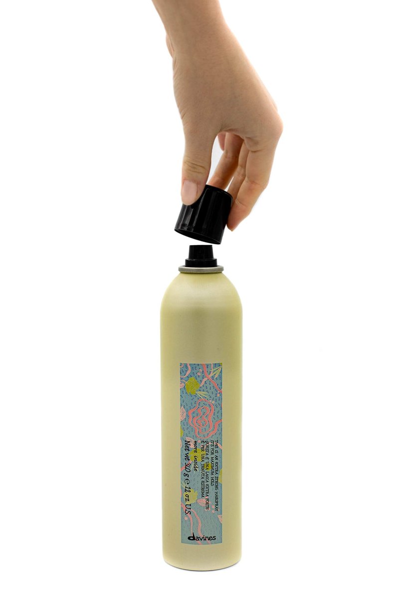 Davines This is an Extra Strong Hairspray, Maximum Hold Formula for All Day, Residue-Free Styling And Control, 12 Fl. Oz.