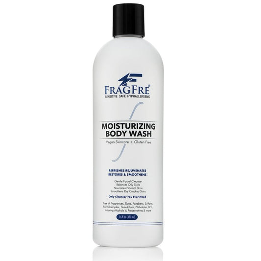 Moisturizing Body Wash - Gentle Sulfate-Free Cleanser for Normal & Sensitive Skin | 16 oz, Unscented, Vegan & Cruelty-Free