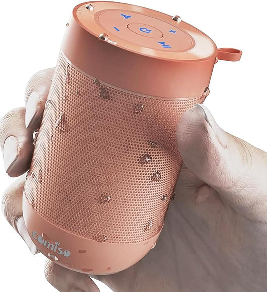 comiso Bluetooth Speaker, Portable Bluetooth Speakers with Wireless Stereo Pairing, Built in Mic, 360° HD Sound,IP65 Waterproof Speaker,Support TF Card, for Home/Party/Outdoor/Beach,Gift For Men/Women