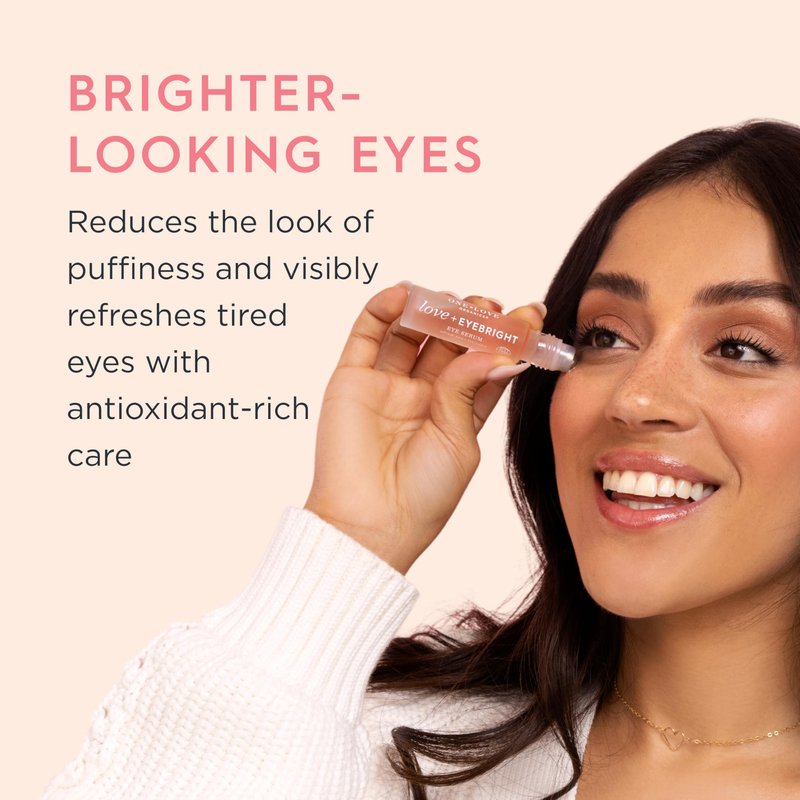 Love + Eyebright Eye Serum – Lightweight, Antioxidant-Rich Hydration for Tired Eyes, Certified Organic & Cruelty Free 8 ml