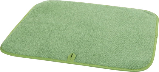 OGGI Microfiber Dish Drying Mat - Absorbent & Reversible Kitchen Pad, 16"x18", Large, Sage Color
