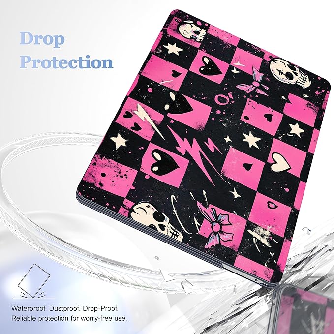 Lepeoac Case for MacBook Pro 13 inch Case M2 2022-2016 A2338 M1 A2251 A2289 A2159 A1989 A1708 A1706, Plastic Hard Shell + Keyboard Cover + Dust Plug, Pop Punk Checkerboard