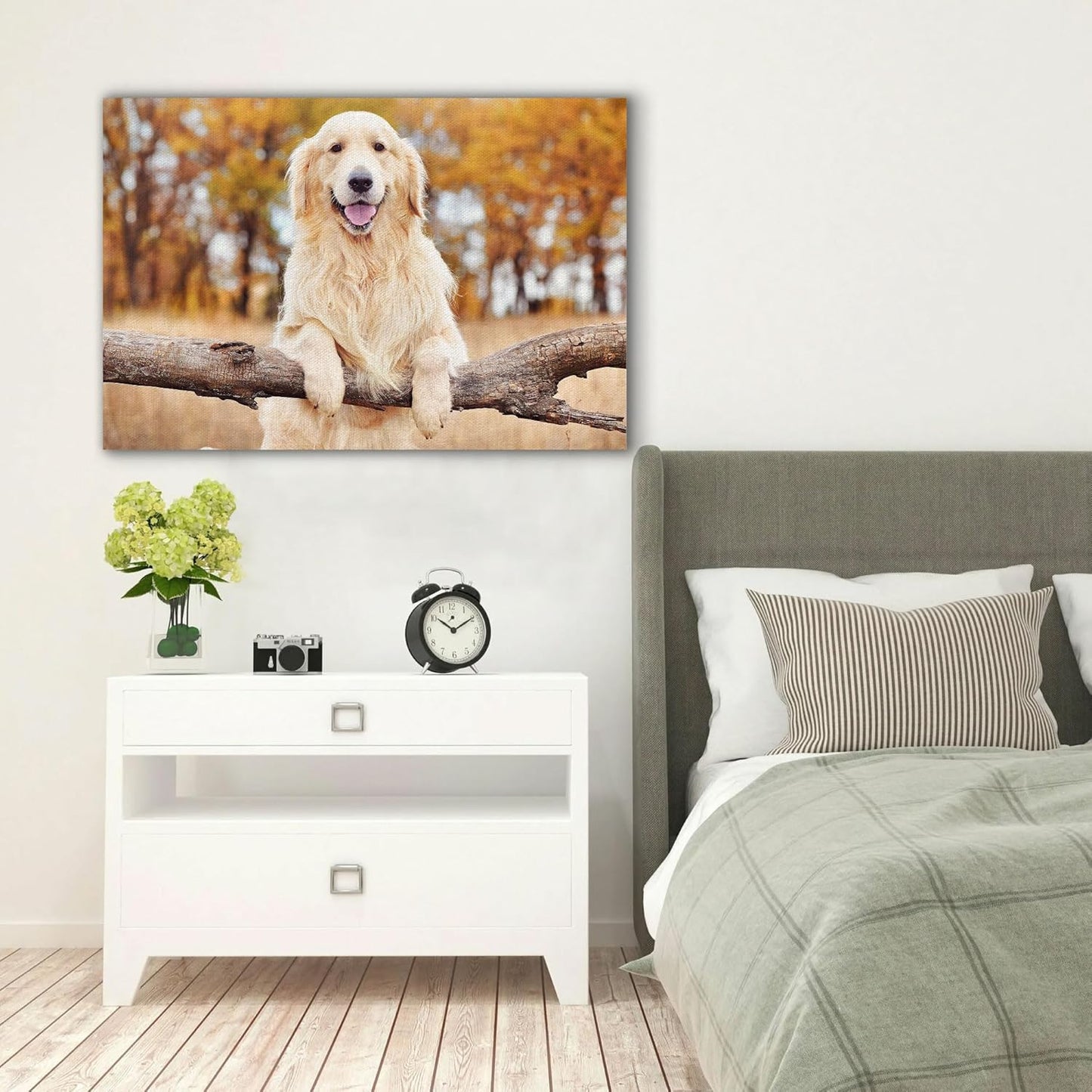 Skiennix Custom Canvas Prints - Personalized Photo Wall Art for Family & Pets | Framed 24x16