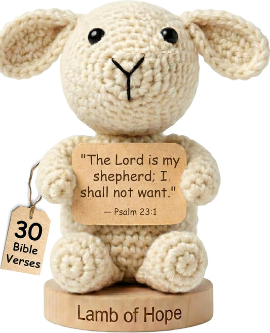 Positive Crochet | 30 Empowering Bible Verse Prayer Cards | Christian Gifts for Women & Men | Ideal for Mother's Day & Birthdays