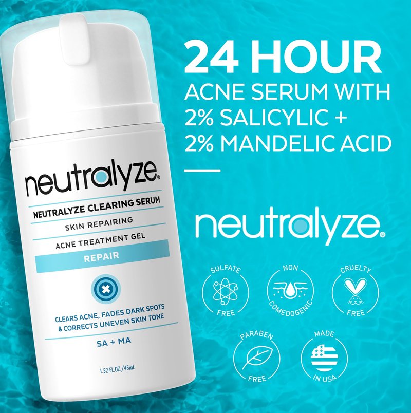 Neutralyze Moderate To Severe Acne Treatment Kit 2.0 (Clearing Serum & Synergyzer)