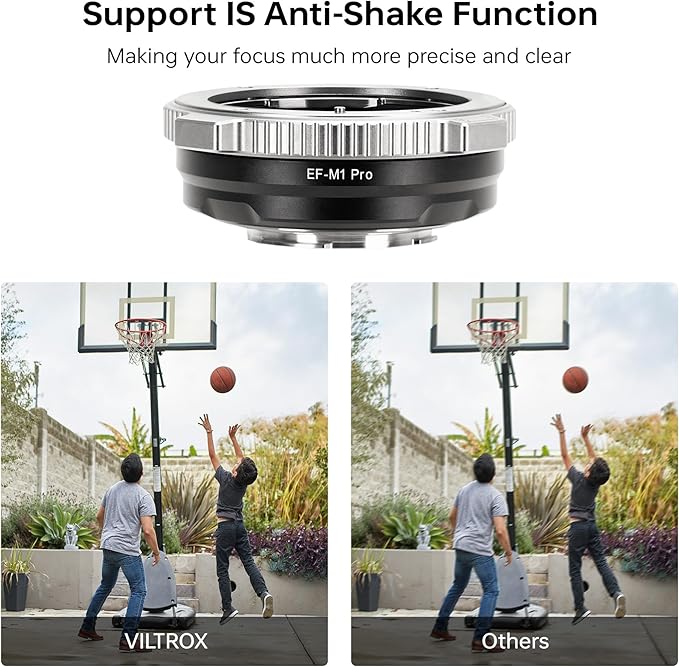 Viltrox EF-M1 Pro Auto Focus Lens Adapter for Canon EF/EF-S Lenses to Micro Four Thirds M4/3 Cameras