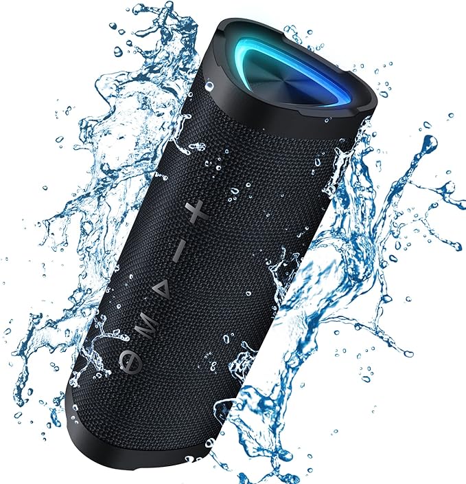 Vanzon Bluetooth Speaker with 24W Loud Stereo Sound & 24H Playtime Bluetooth 5.0