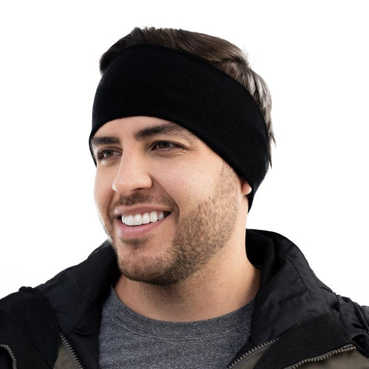 Avantic Baby Alpaca Wool Headband – Lightweight Winter Ear Warmer for Running, Skiing & Cold Weather