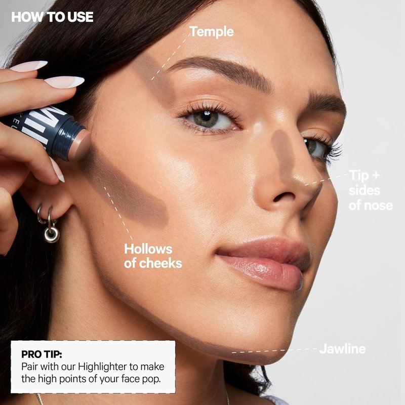 Milk Makeup Sculpt Stick - Cool-Toned Cream Contour for Natural Shadows | Hydrating & Buildable Formula