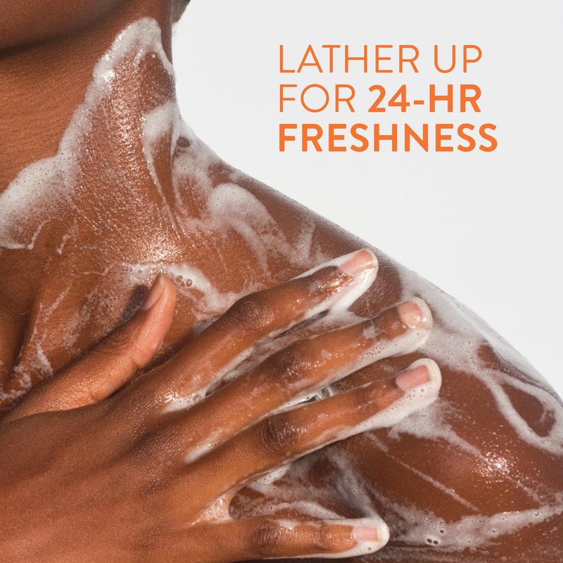 Native Sweet Peach & Nectar Scent 24-Hr Refreshing Clean Body Wash for Women & Men, for All Skin Types Incl. Sensitive, Leaves Skin Feeling Clean & Soft, with Gourmand Fragrance, 18 oz