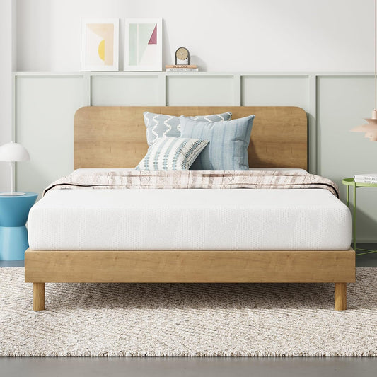Novilla King Size Gel Memory Foam Mattress - 6 Inch Cooling Comfort Foam for Pressure Relief | CertiPUR-US Certified