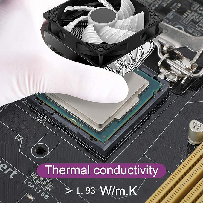 MoneyQiu HY510-20PCS(1PCS-1g) CPU Thermal heatsink Paste Silicone Grease Compound Carbon Based High Performance Non-Conductive for pc CPU gpu PS4 20 Gram