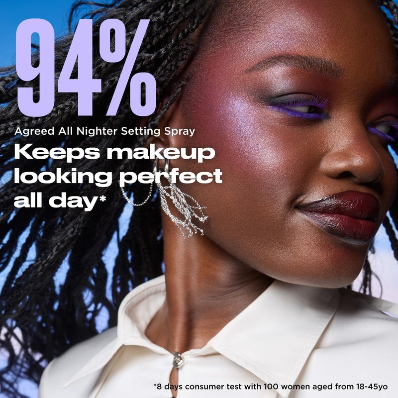 Urban Decay All Nighter Waterproof Makeup Setting Spray Travel Mini Set - Gifts for Her, Stocking Stuffers -Natural Finish, Up to 24HR Wear, Ultra-Fine Facial Mist, Foundation Face Primer