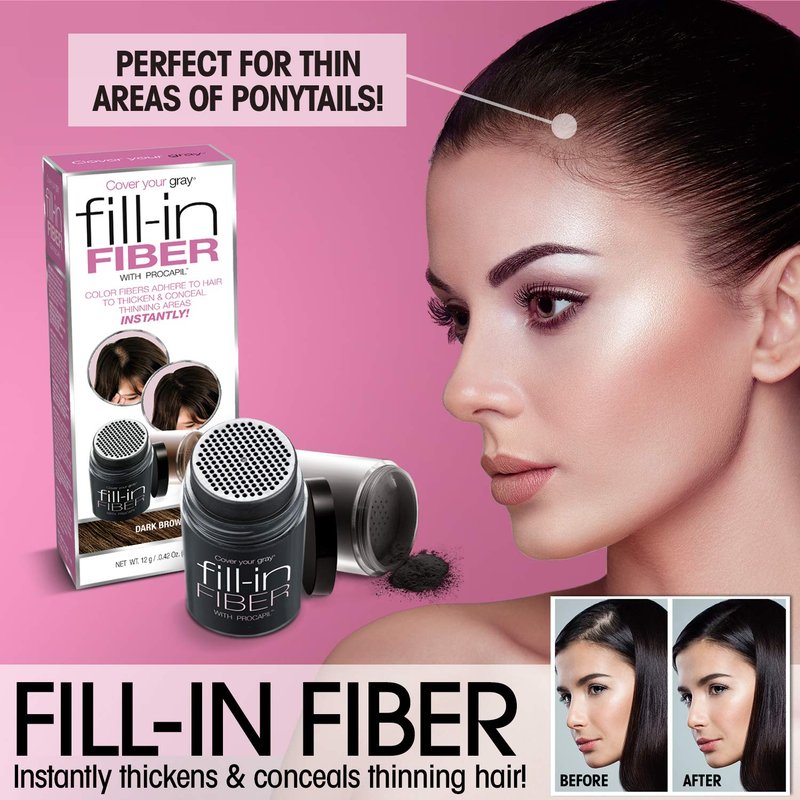 Cover Your Gray Fill In Powder - Medium Brown (Pack of 6)