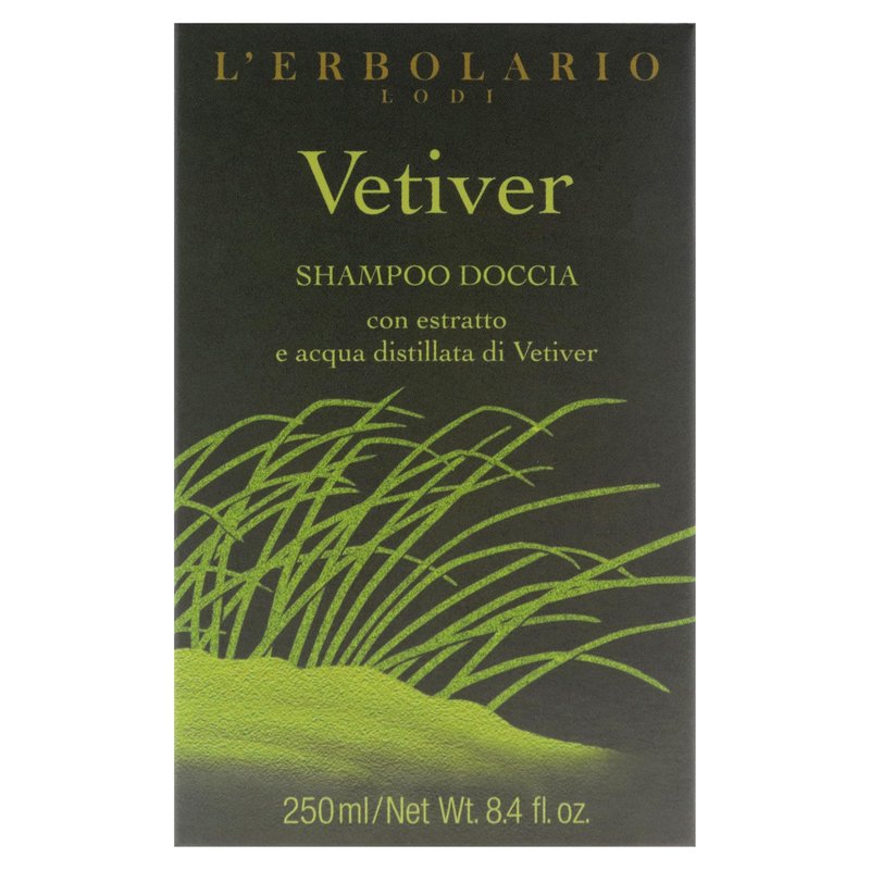 LErbolario Shower Gel - Vetiver for Unisex - 8.4 oz Shower Gel