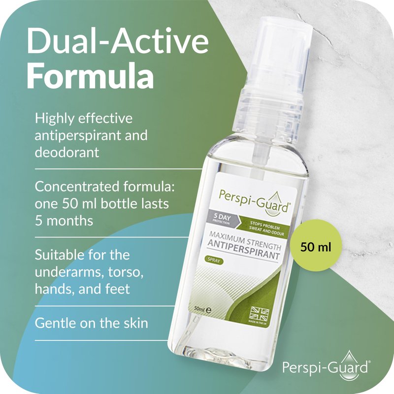 Perspiguard Maximum Strength Antiperspirant 50ml - 5 Day Protection