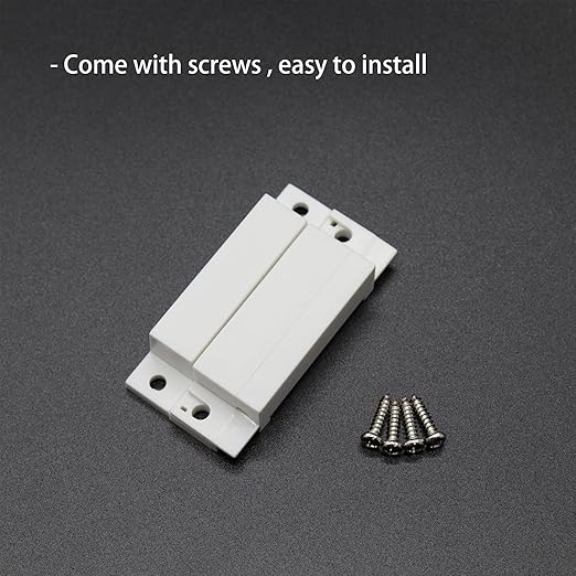 VictorsHome Magnetic Reed Switch NC NO COM Surface Mount Wired Door Window Contact Sensor with Cover for Home Security and Burglar Alarm Systems MC-31 5pcs