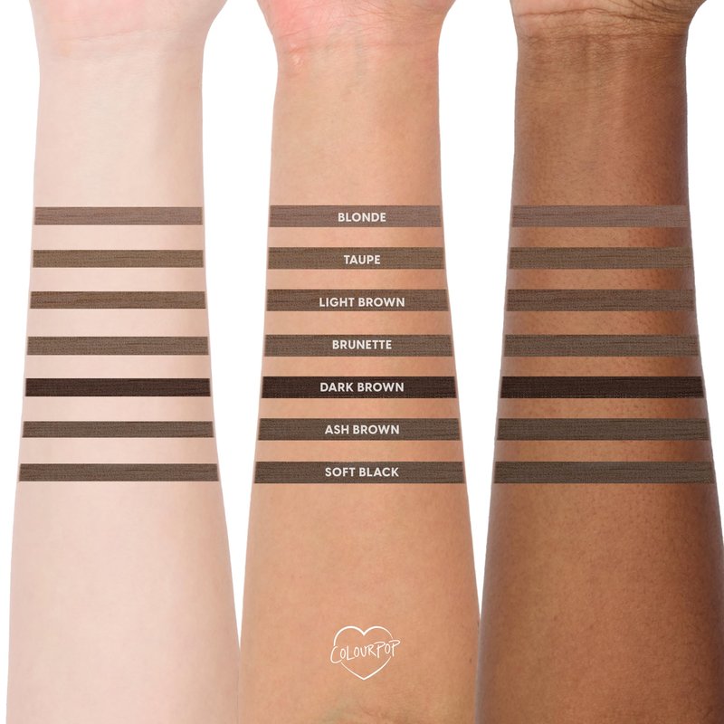 Colourpop Brow Boss Waterproof Eyebrow Pencil - Defining Brow Pencil with Precision Tip, Retractable Twist & Built-In Spoolie - 8-Hour Wear - Creates Natural Hair-Like Strokes - Blonde (0.003 oz)