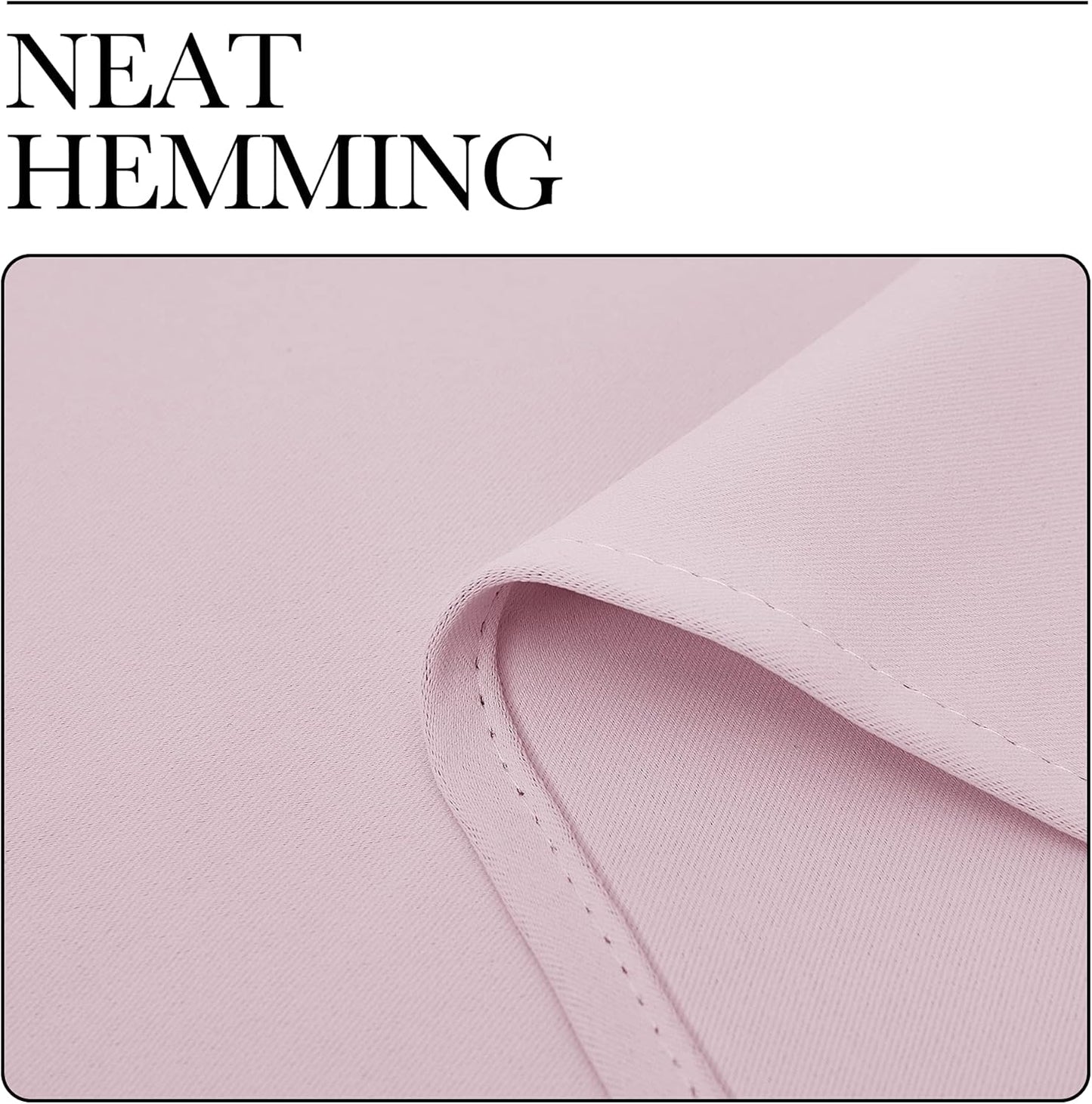 NICETOWN Blackout Curtains - Thermal Insulated Grommet Panels for Girls Room | Lavender Pink, 34 x 84 Inches