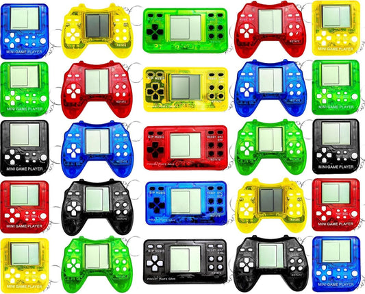 Skiennix 12 Pcs Video Game Party Favors - Mini Gamer Keychains for Birthday & Classroom Prizes