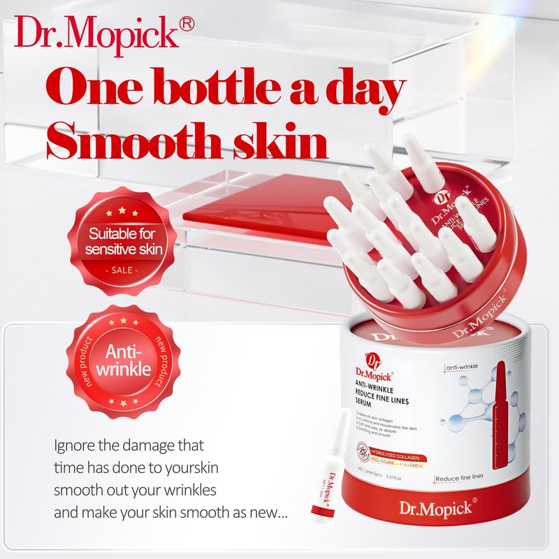 Padoro Dr.Mopick Anti-Wrinkle Essence Firming & Anti-Aging Facial Serum with Collagen Hyaluronic Acid for Smooth Skin