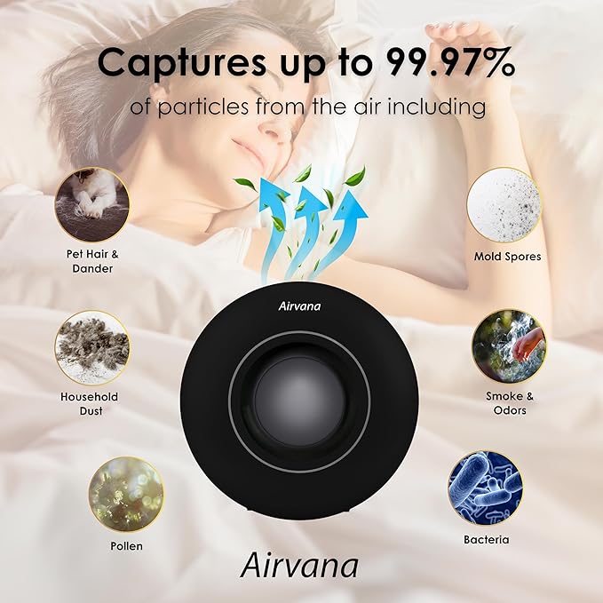 Airvana AV150AP Tabletop Air Purifier, Sage