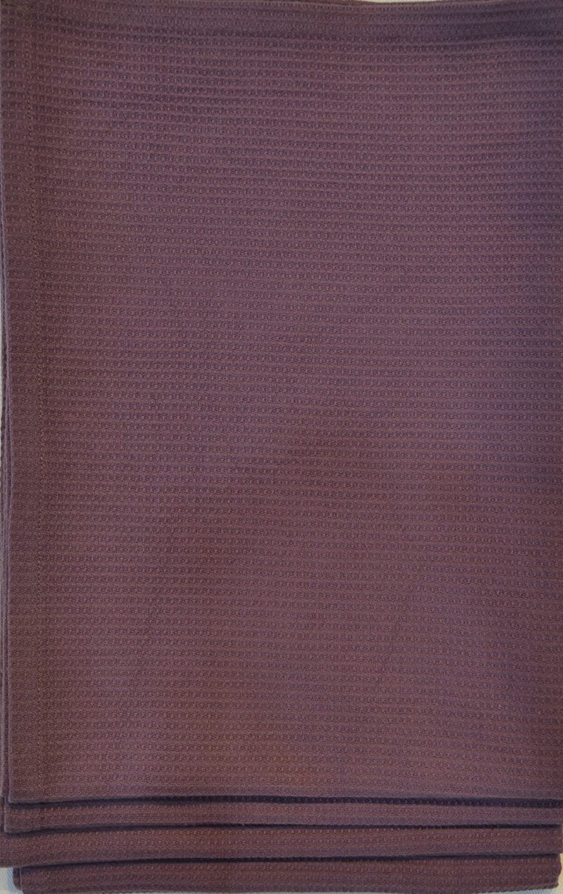 GO GREEN ORGANICS, WAFFLE HAND TOWELS PACK OF 4, 20X29 INCHES, 100% NATURAL ORGANIC COTTON GOTS CERTIFIED (BURGUNDY) SUPER ABSORBANT & QUICK DRY, NO SOFTENERS, ENVIRONMENT FRIENDLY