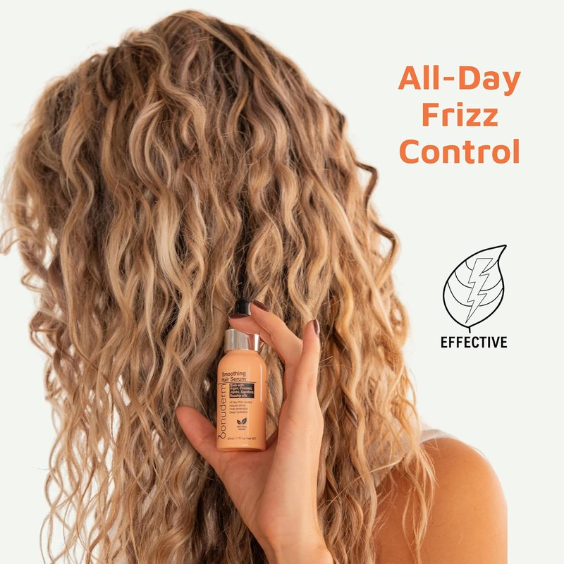 Hair Oil for Frizzy, Damaged Hair - Hydrating Vegan Formula | Tames Frizz, Adds Shine & Softness
