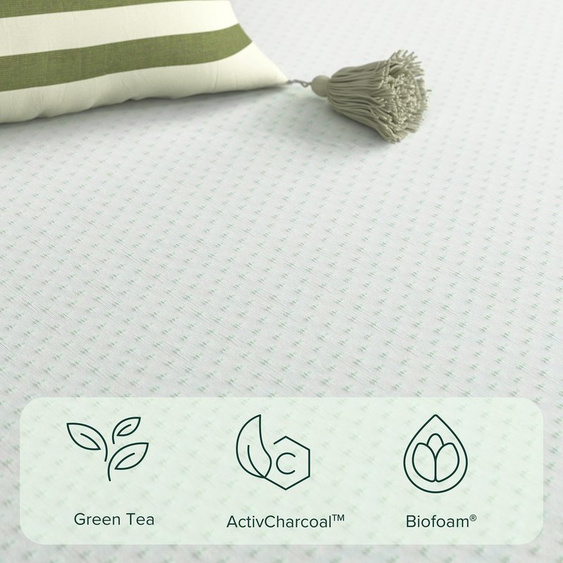 ZINUS Memory Foam 8 Inch Green Tea Mattress, Twin XL