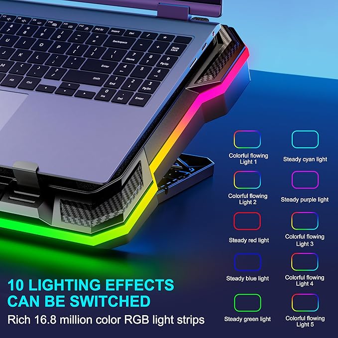 Laptop Cooling Pad Powerful Turbo Fan