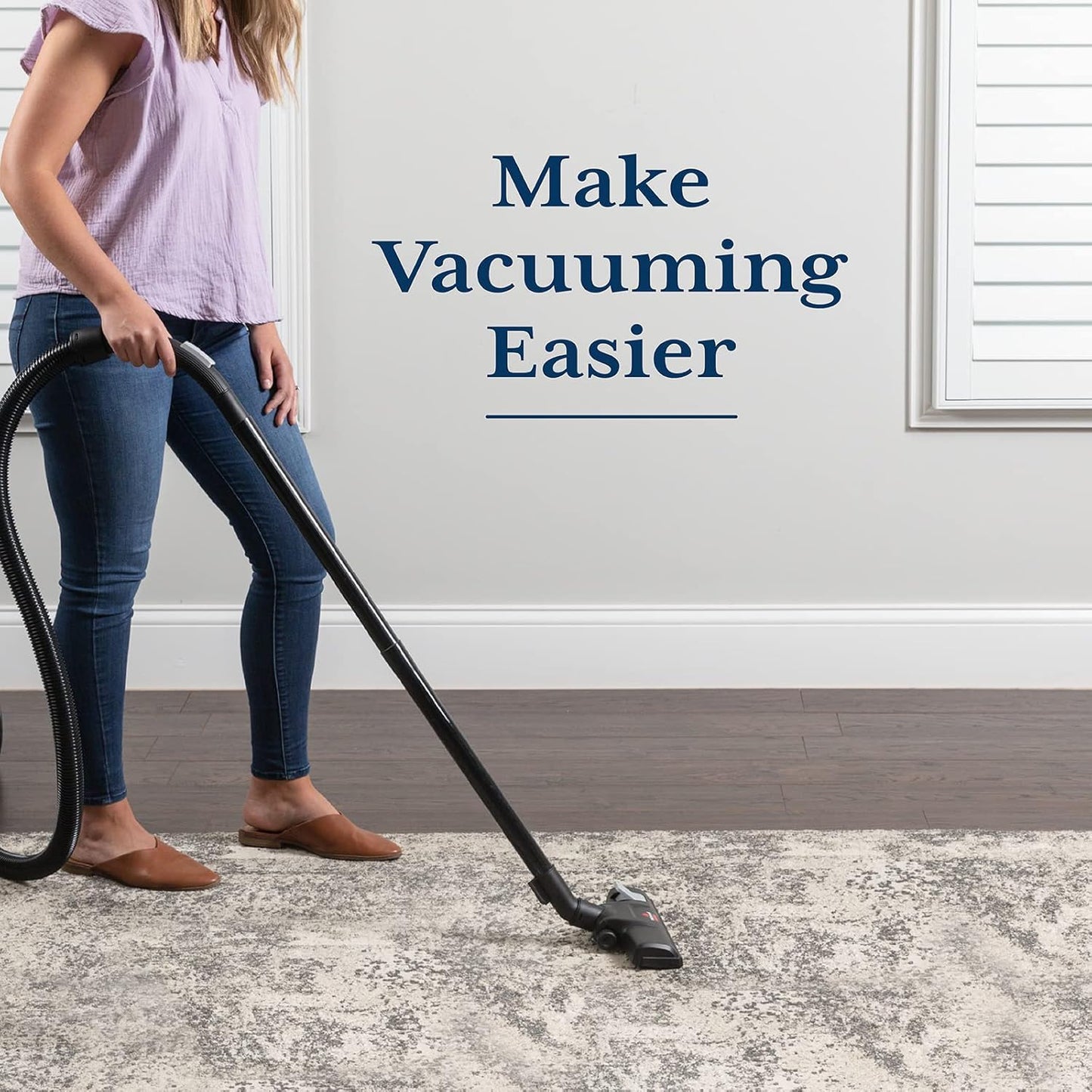 Veken Rug Pad Gripper - Non-Slip 4x6 Ft Thick Dark Grey Mat for Hardwood & Tile Floors