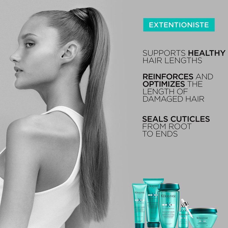 Kerastase Resistance Masque Extentioniste Strengthening Hair Mask For All Hair Types - Detangles and Seals Split Ends of Damaged Strands With Proteins, 6.8 Fl Oz