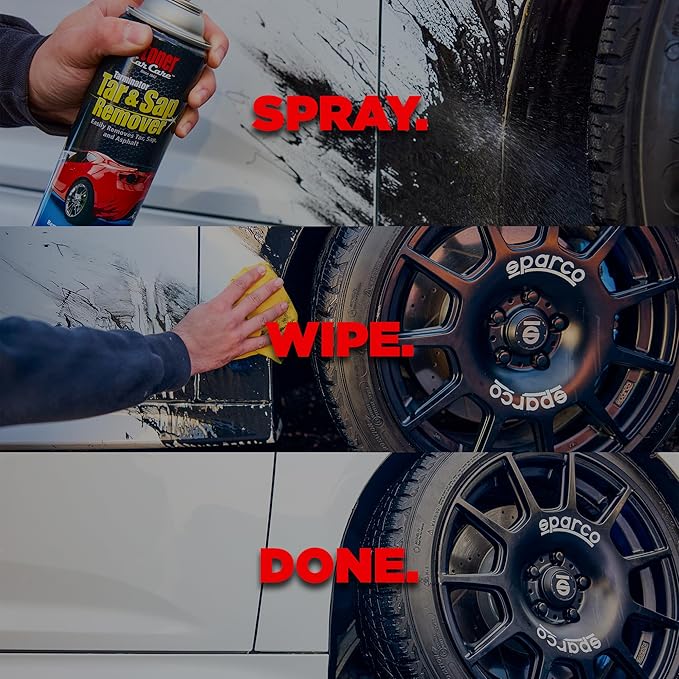 Stoner Car Care 91154-12PK Tarminator Tar, Sap, and Asphalt Remover â Fast Acting Tar and Sap Remover for Cars â Clear Coat Safe Auto Cleaner for Paint, Chrome and Wheels â 10 oz (Pack of 12)
