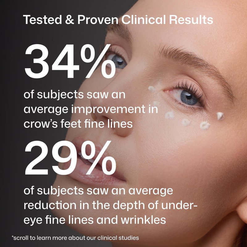 Revision Skincare D·E·J Eye Cream®, Clinically Proven to Reduce Under-Eye Fine Lines and Wrinkles with Peptides and Hyaluronic Acid for a Firmer, Smoother Eye Area, 0.5 fl oz Applicator