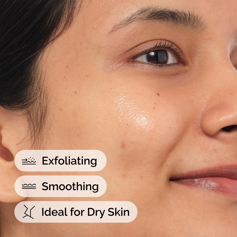 The Ordinary Lactic Acid 10% + Hyaluronic Acid 2%, High-Strength Exfoliating Serum for Smoother, Brighter Skin, 1 Fl Oz