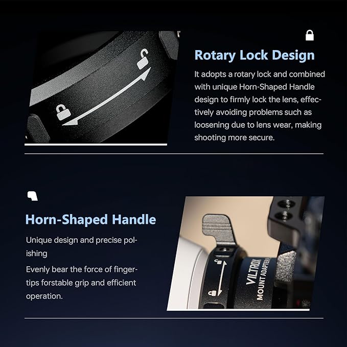 VILTROX PL-E Lens Adapter, Lens Converter Ring Camera Lens Mount Adapter Ring Compatible with PL Lenses to Sony E/NEX Mount Cameras A7S3/FS7/5/FX9 /A7R4/R3/a Series/Nex Series