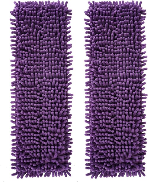 AmaVins Microfiber Pet Mop Pads - Reusable 18-Inch Cleaning Pads for Multi-Surface Floors | Attracts Pet Hair