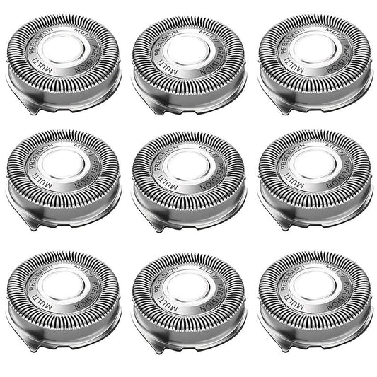 SH50/52 Replacement Heads Fit for Series 5000 Electric Shavers, Electric Shaver Heads Compatible with Series 5000 (S5xxx), ATXX (S5xxx), PTXX (PT8xx, PT7xx), 9-Pack