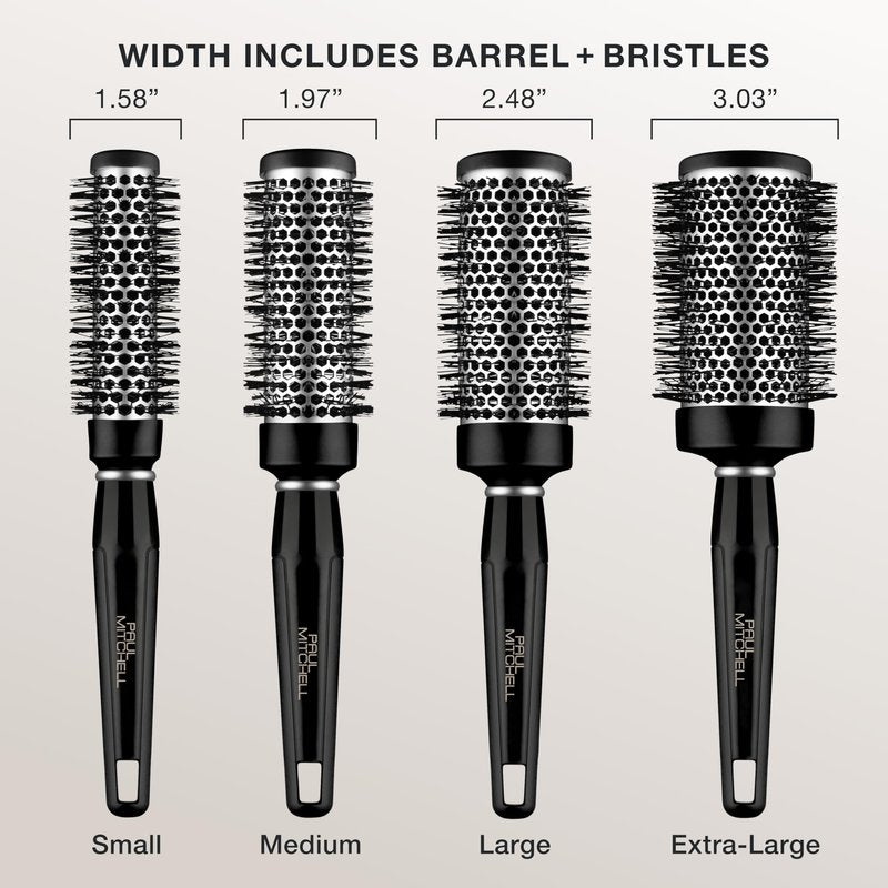 Paul Mitchell Pro Tools Express Ion Aluminum Round Brush, For Blow-Drying All Hair Types, Medium