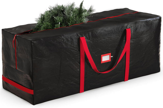 Zober Christmas Tree Storage Bag | Waterproof & Durable for 7.5 Ft Artificial Trees - Black