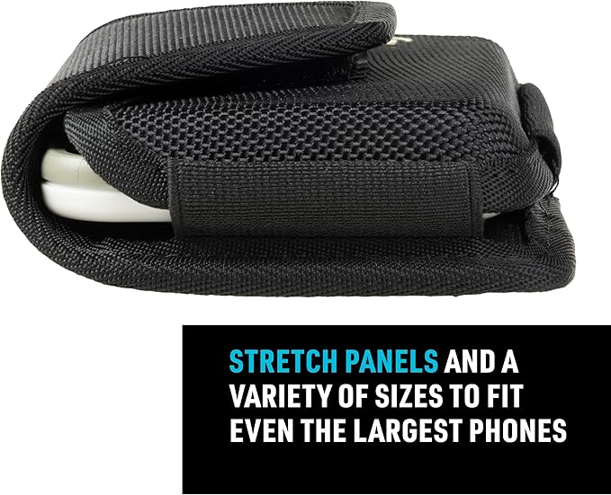 Nite Ize Clip Case Hardshell Universal Rugged Holster - Belt Clip Phone Case for Easy Access - Heavy Duty & Protective - Multi-Purpose - Durable Design - Hardshell Horizontal, XL