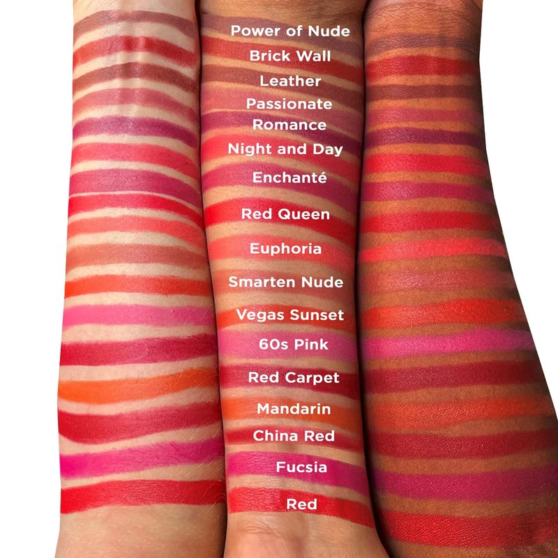 Lord and Berry Vogue Matte Lipstick - Rich, Highly Pigmented Lip Color - Infused with Papaya and Orchid Extracts - 7616 Romance - 0.81 oz