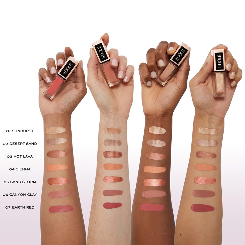 Lancôme Idôle Tint Long Wear Liquid Eyeliner & Eyeshadow - Multi-Use Eye Makeup in Matte & Shimmer Finishes - Buildable Color & Up to 16H of Wear - 04 Sienna: Apricot Crush Matte