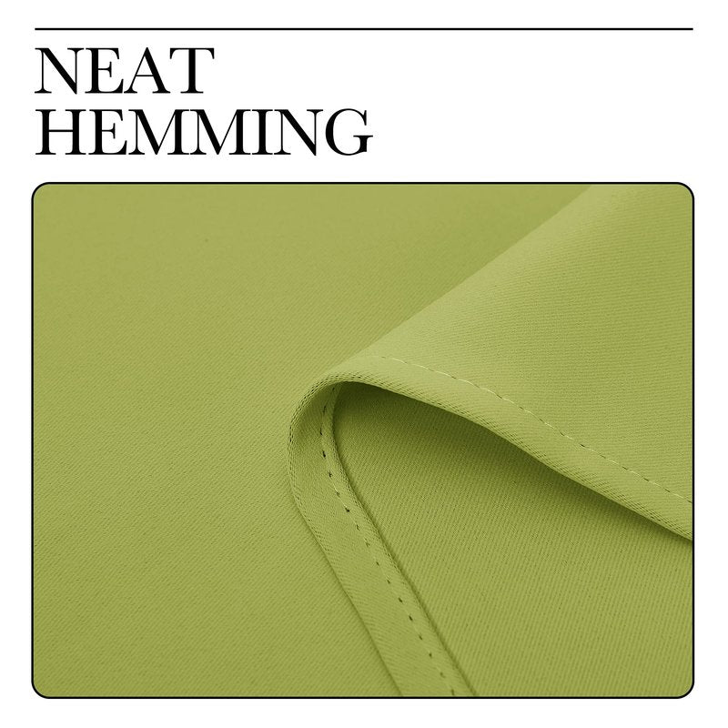 NICETOWN Fresh Green Blackout Curtains 96 inches Length for Living Room, 2 Panels, 55" Wide, Thermal Insulated Long Drapes for Large Window