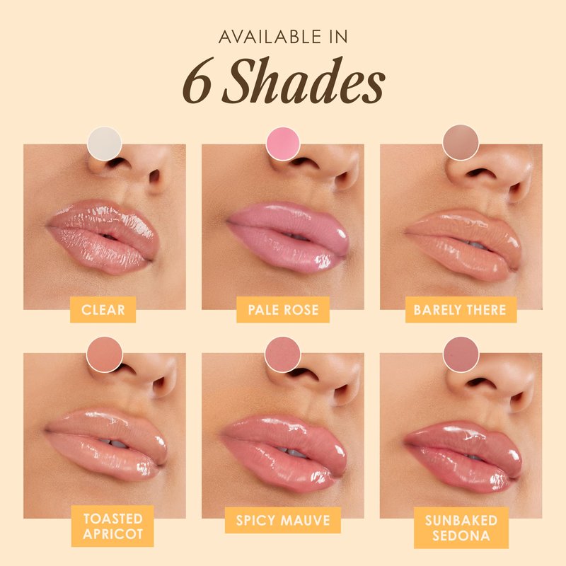 Grande Cosmetics GrandeLIPS Hydrating Lip Plumper - for Fuller-Looking, Hydrated Lips - Pale Rose (0.08 fl oz)